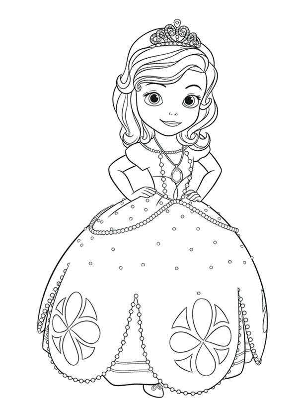 600x834 Sofia First Disney Princess Coloring Pages Drawing Sofia