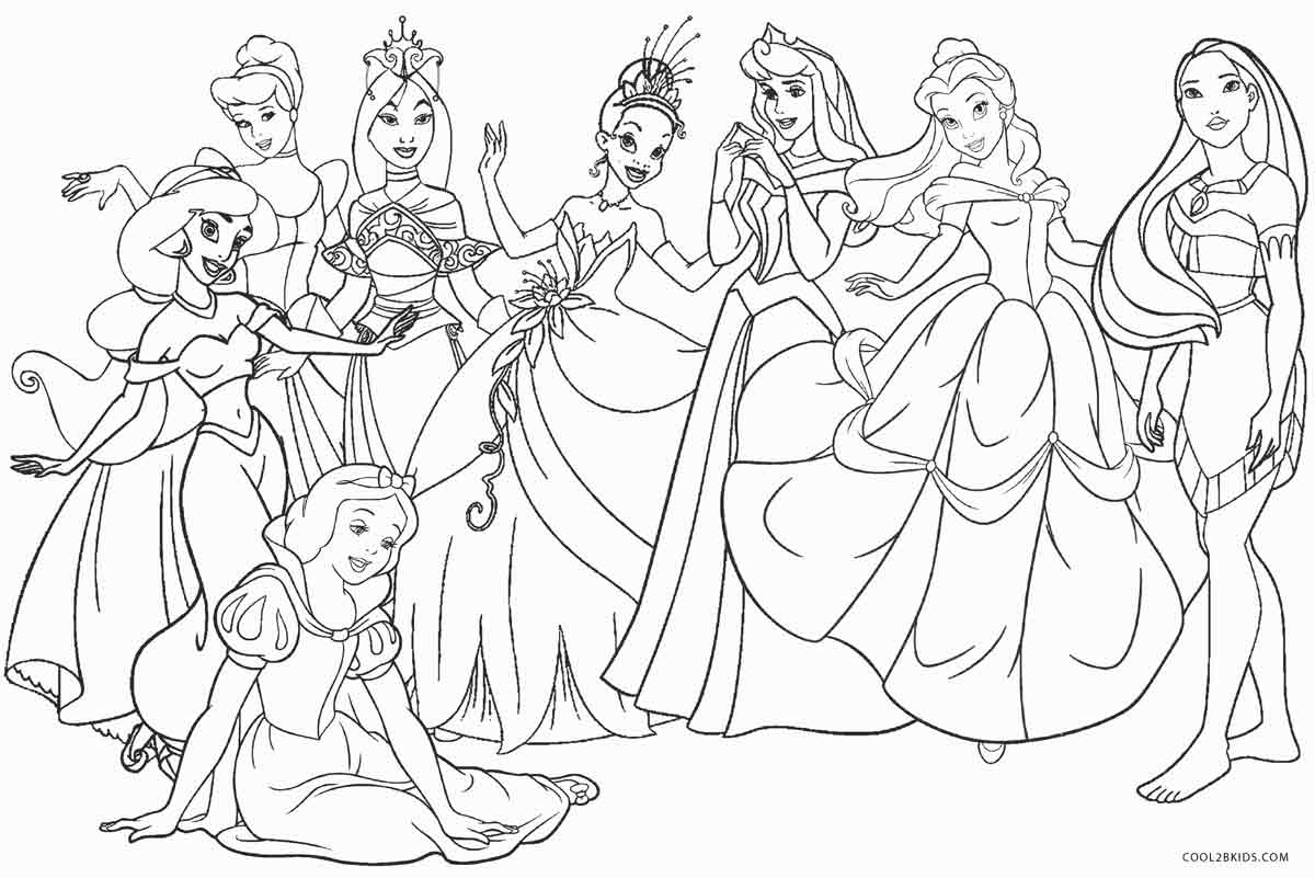 1200x801 Free Disney Princess Coloring Pages