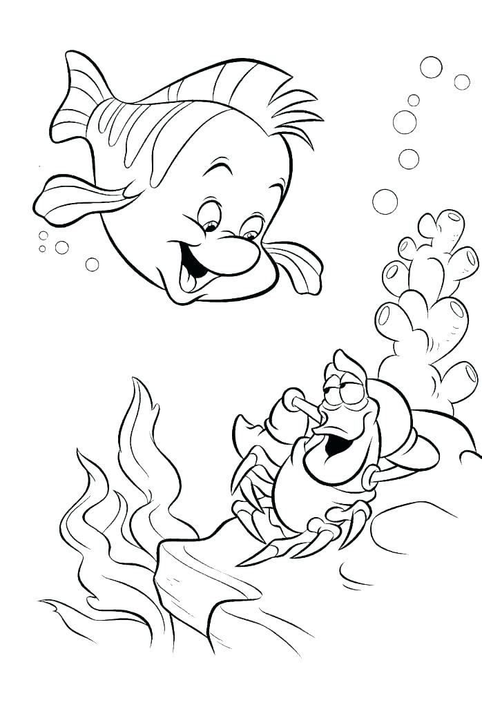 698x1024 Printable Mermaid Coloring Pages For Kids Little Mermaid Coloring