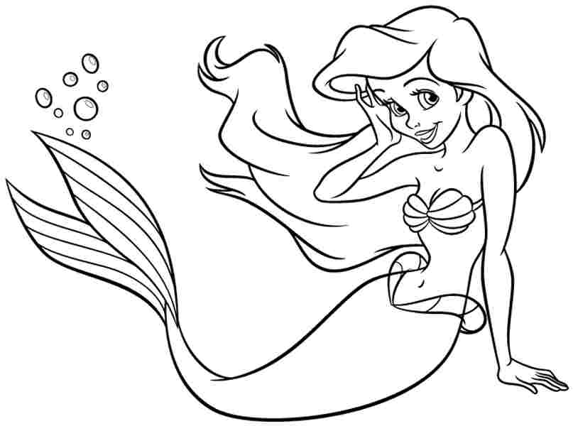 807x600 Coloring Pages Ariel Epic Coloring Pages Ariel For Your Ew Year