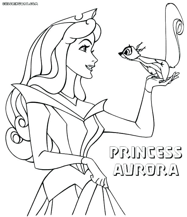615x713 Disney Princess Aurora Coloring Pages Princess Coloring Pages