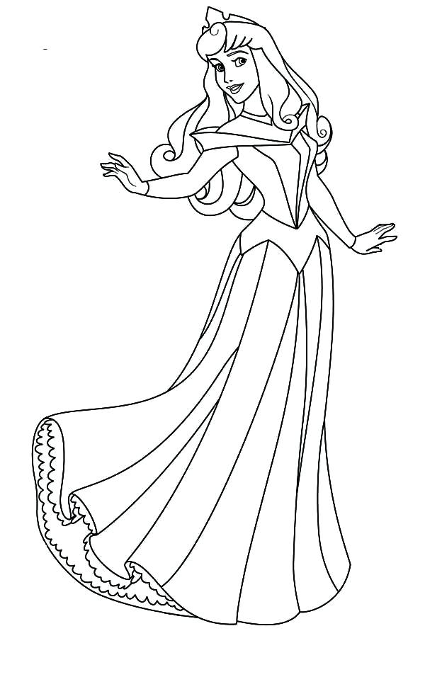 600x980 Disney Princess Aurora Coloring Pages Princess Coloring Pages Free