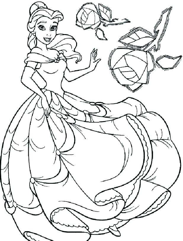 618x812 Belle Coloring Pages Pdf Swan Coloring Swan Princess Coloring