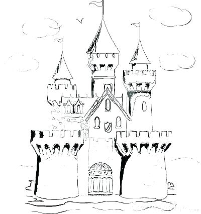400x426 Coloring Pages Disney Princesses Princess Castle Coloring Pages