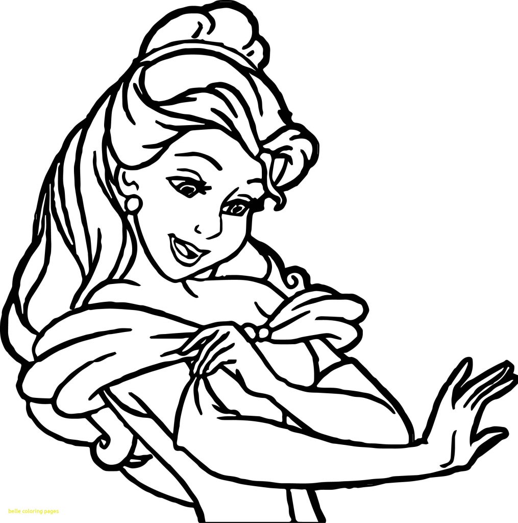 1015x1024 Belle Princess Coloring Pages