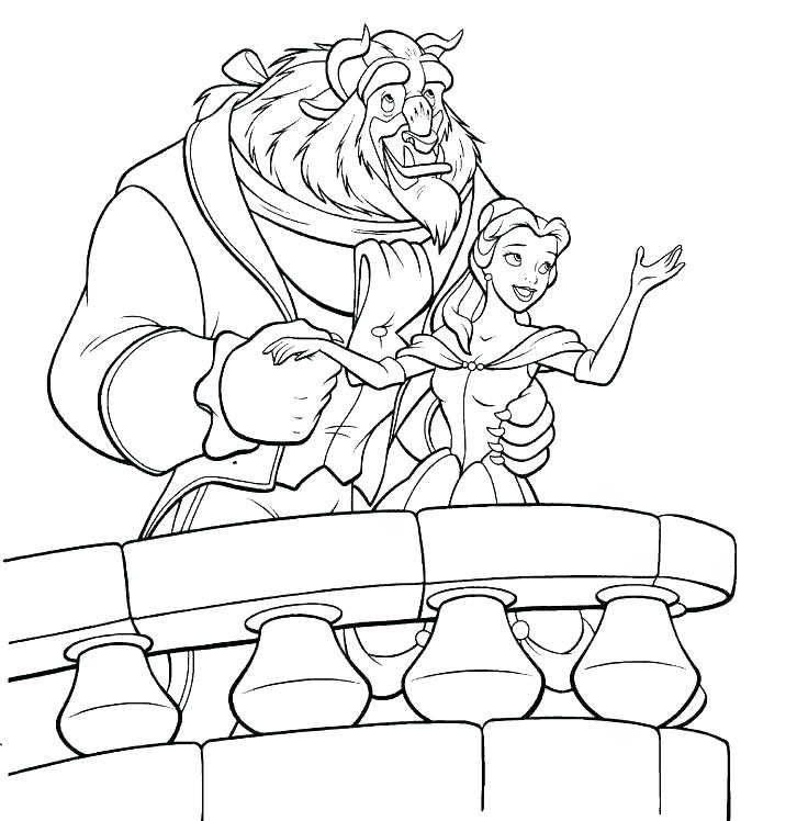 736x748 Disney Princess Belle Coloring Pages Belle Coloring Sheets