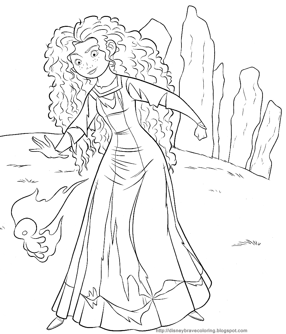 952x1109 Brave Princess Coloring Pages Dibujos Para Colorear De Indomable
