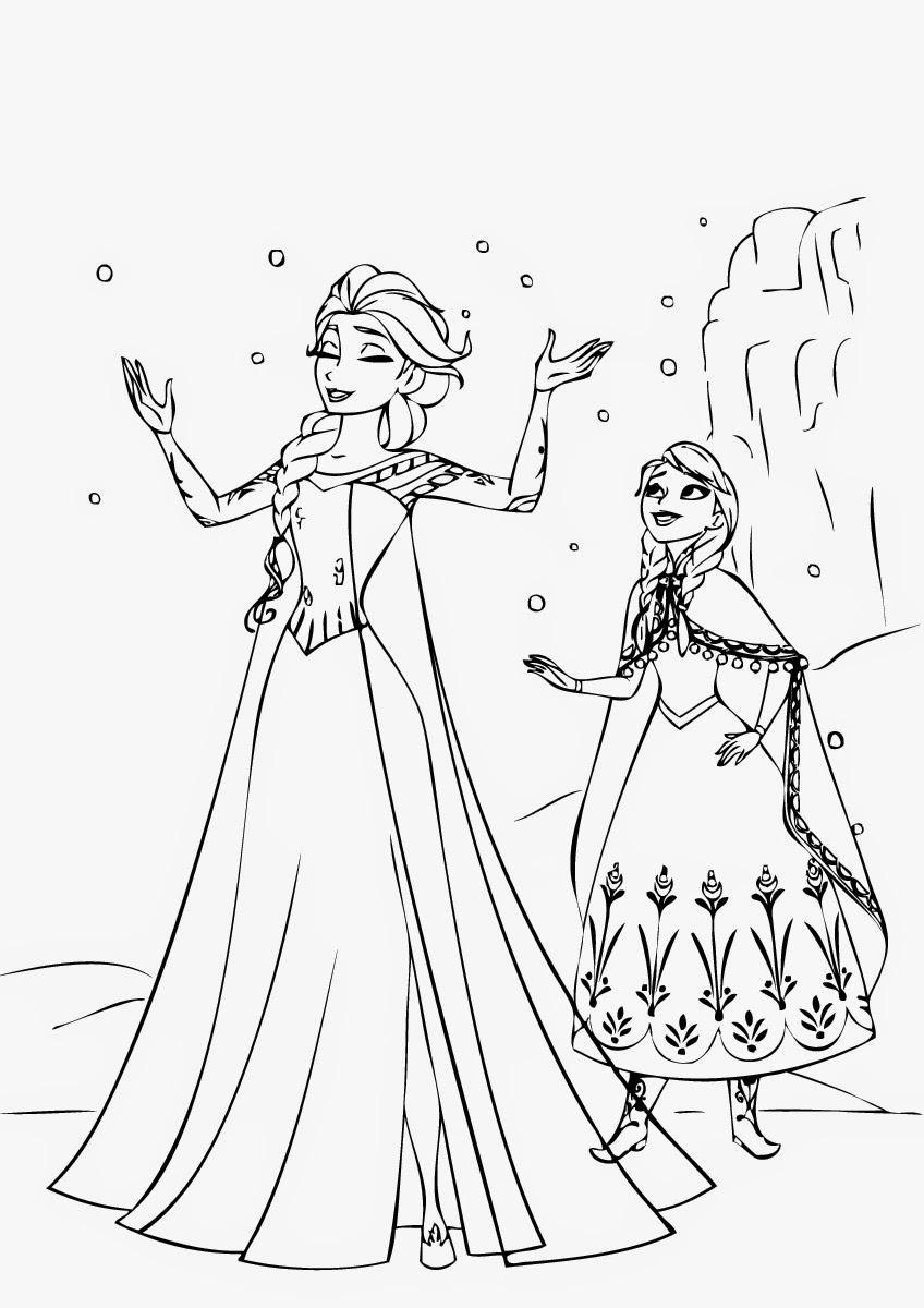848x1200 New Disney Princess Coloring Pages Frozen Elsa Collection