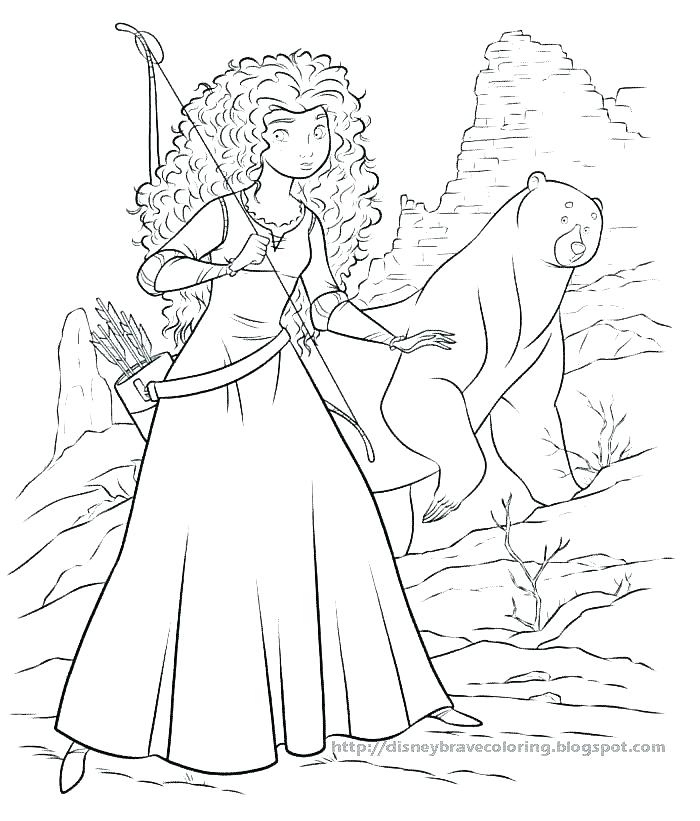 700x821 Brave Coloring Pages