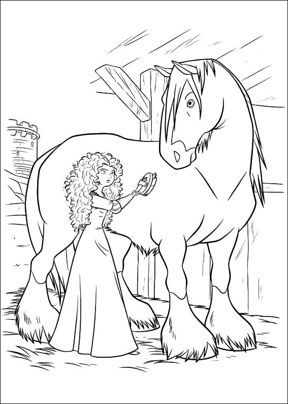 567x794 Brave Coloring Pages Princess For Princess Brave Coloring Pages