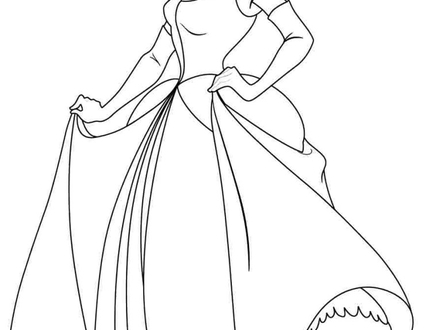 Disney Princess Coloring Pages Cinderella