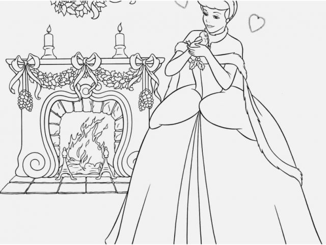 640x480 Coloring Pages Cinderella Shoot Disney Princess Coloring Pages