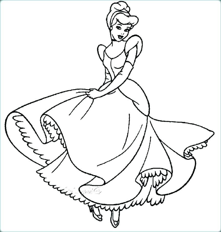 863x906 Princess Cinderella Coloring Pages Coloring Pages Beautiful