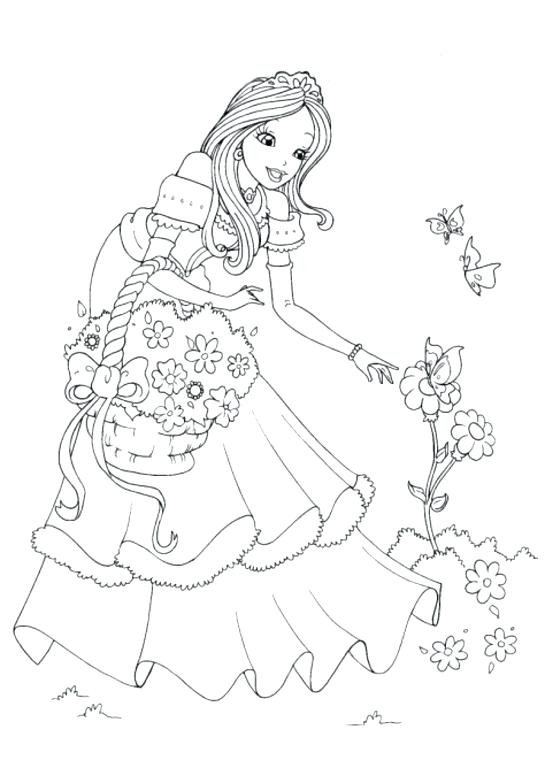 545x760 Princess Coloring Page Princess Coloring Pages For Kids Disney