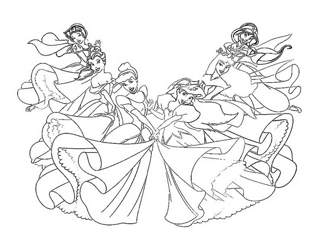 1048x786 Best Of Disney Princess Coloring Pages For Girls Womanmate Com