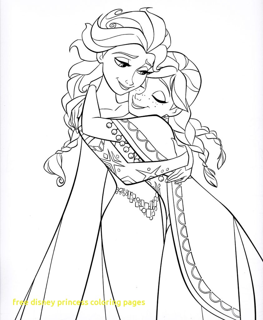 842x1024 Free Disney Princess Coloring Pages With Disney Princesses