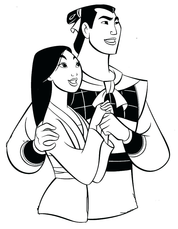 736x948 Mulan Coloring Page Princess Coloring Pages Mulan Coloring Pages