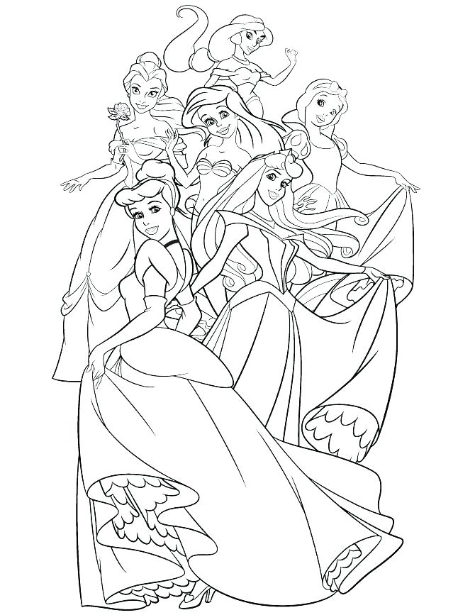 670x867 Outstanding Disney Princes Coloring Pages Princess For Coloring