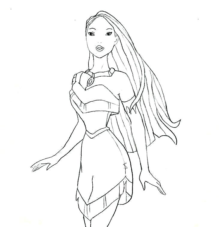 Disney Princess Coloring Pages Pocahontas at GetDrawings | Free download