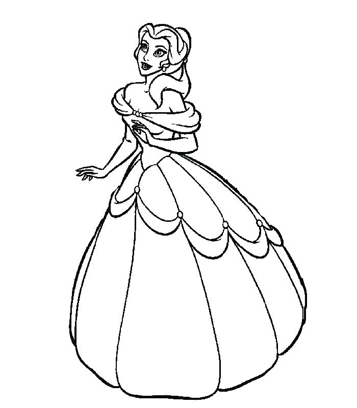 700x800 Princess Coloring Pages Best Princess Coloring Pages Princess