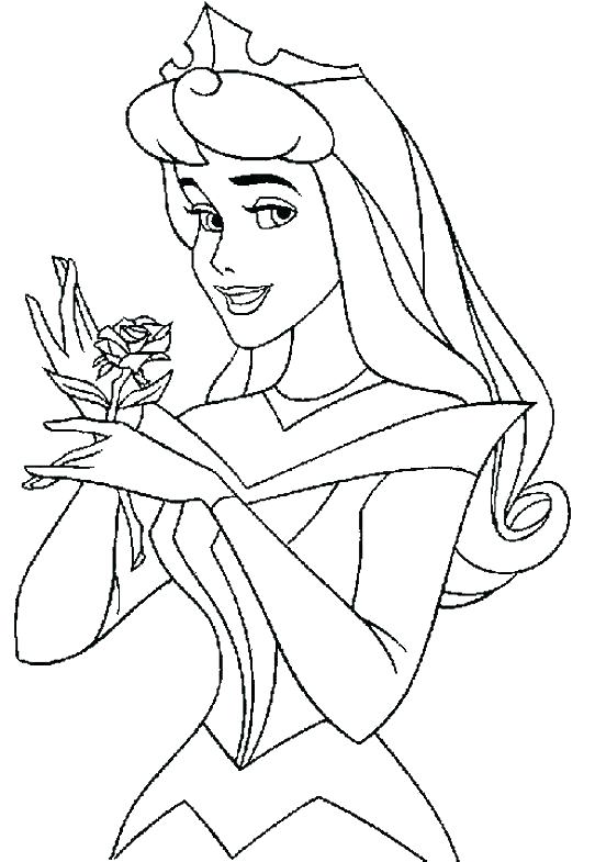 542x785 Disney Princesses Coloring Page Sleeping Beauty Coloring Pages