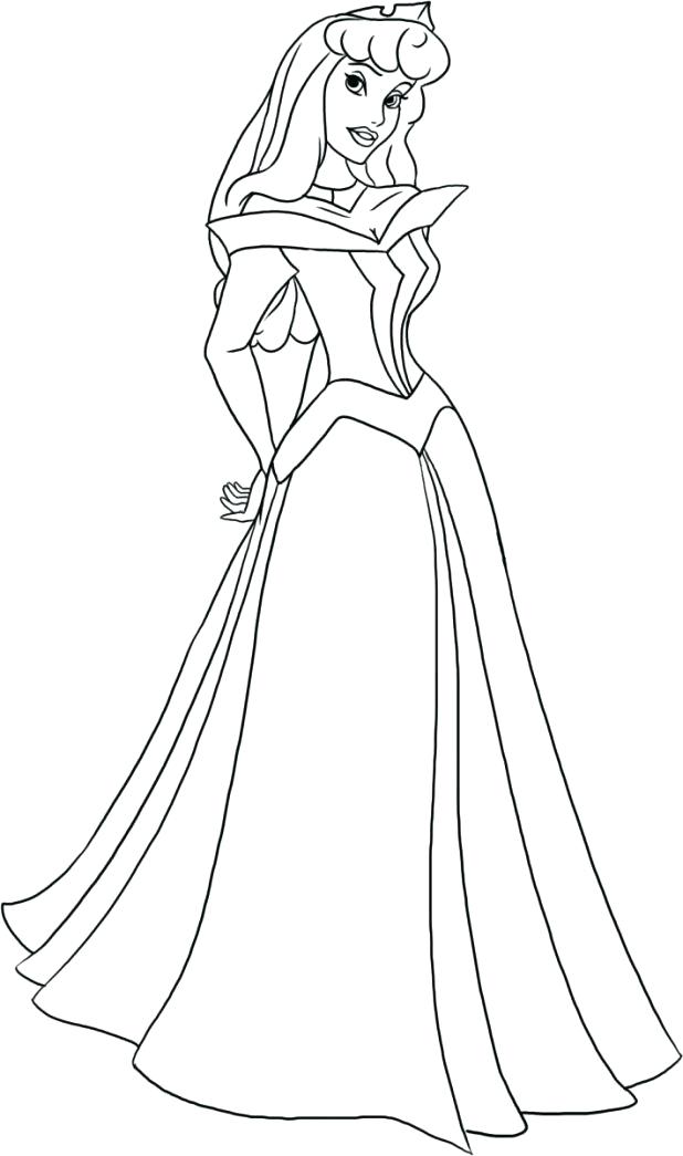 618x1045 Sleeping Beauty Coloring Pages Pdf Kids Coloring Coloring Pages