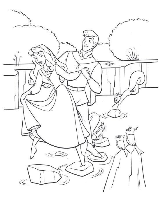 558x727 Disney Princess Coloring Pages Aurora Sleeping Beauty Printable