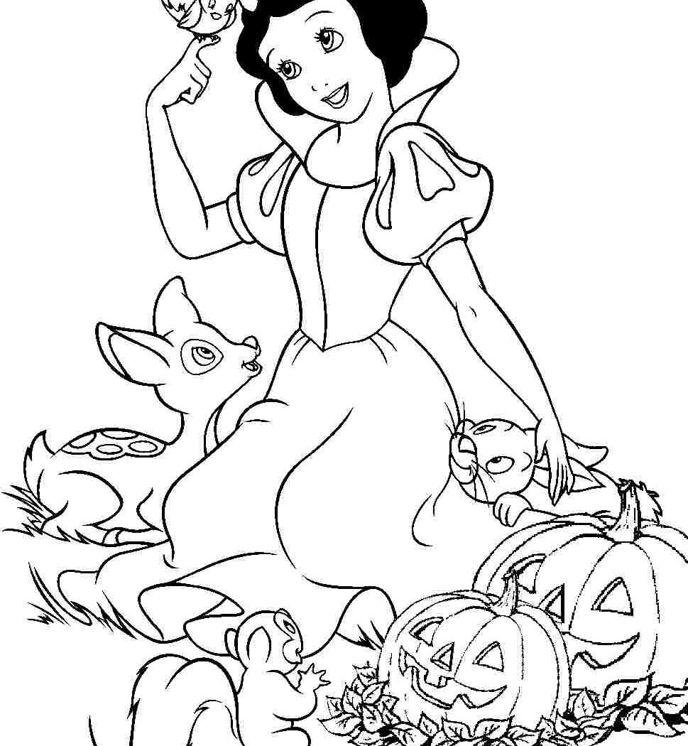 969x1050 Snow White Coloring Pages Painting Disney Free Of Printable