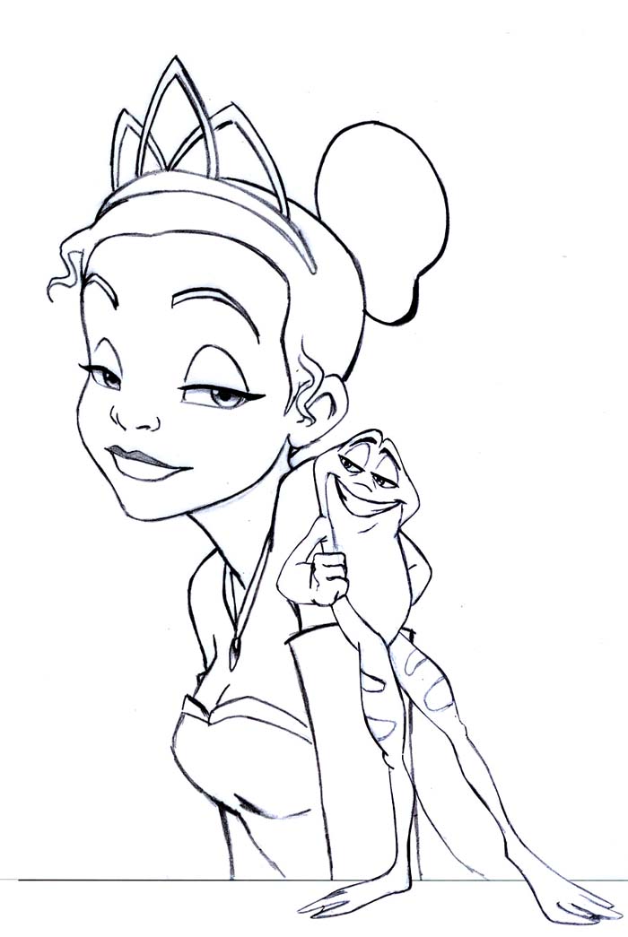 700x1045 Princess Tiana Coloring Pages