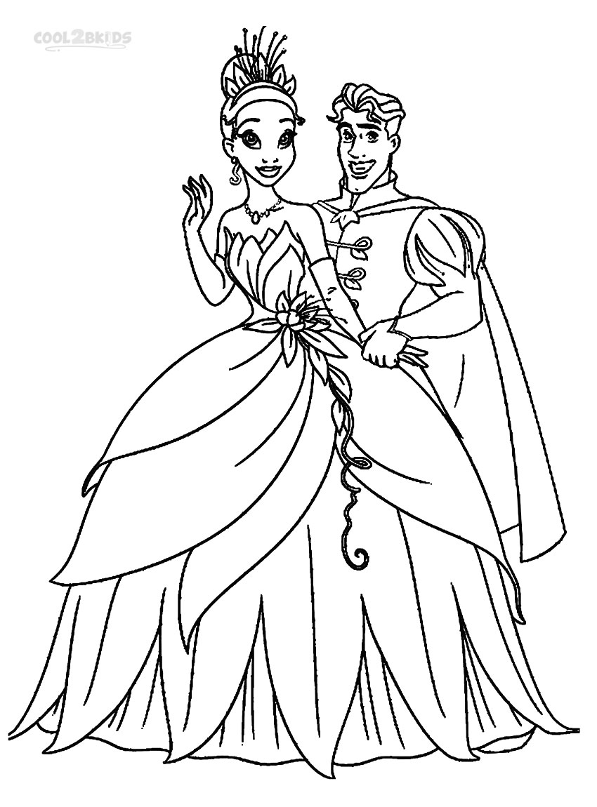 850x1150 Printable Princess Tiana Coloring Pages For Kids