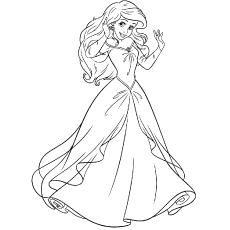 230x230 Top Disney Princess Coloring Pages For Your Little Girl