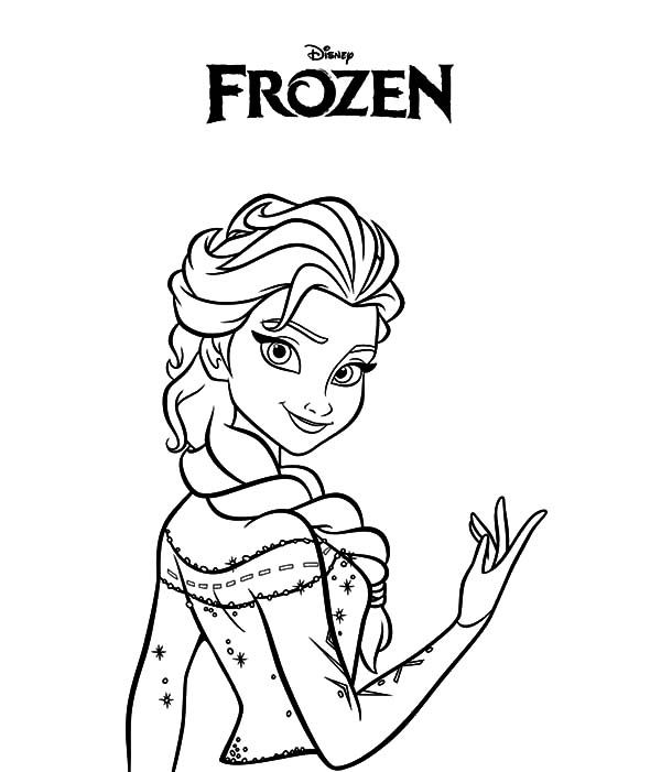 600x701 Free Printable Elsa Coloring Pages For Kids Elsa And Free Printable