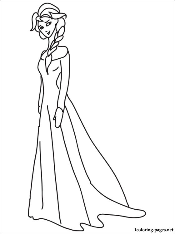 560x750 Princess Elsa Coloring Page Coloring Pages