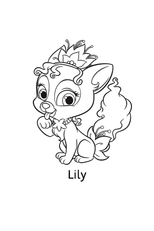 300x450 Palace Pets Coloring Pages