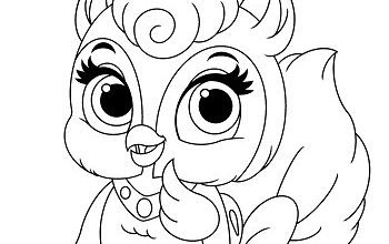 350x220 Princess Palace Pets Coloring Pages