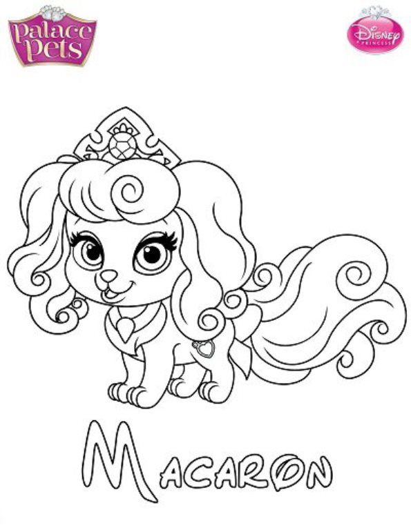 595x768 Princess Pets Coloring Pages Kids N Fun Coloring Pages