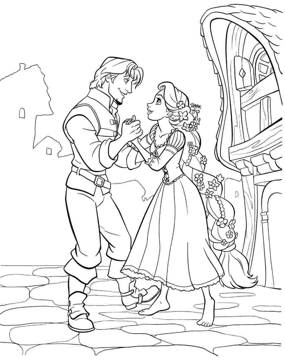1000x1263 Printable Free Colouring Pages Disney Princess Rapunzel For Kids