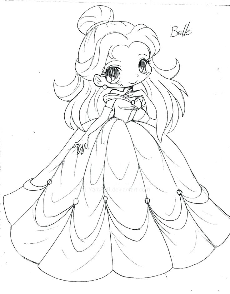 736x941 Disney Princesses Coloring Pages Anime Princess Coloring Pages