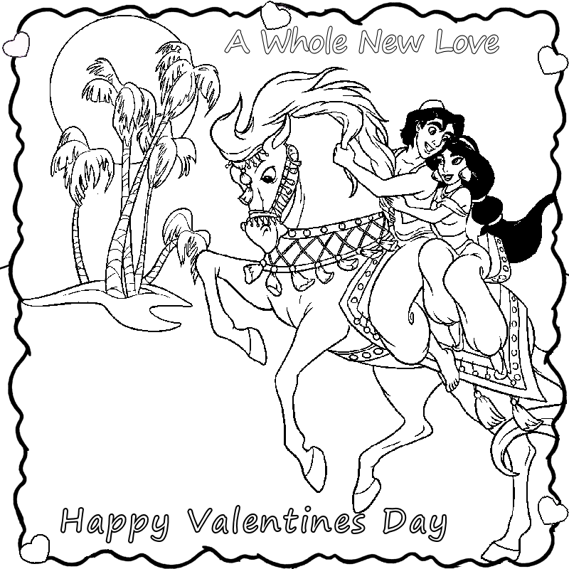 800x800 Valentine Coloring Pages Disney