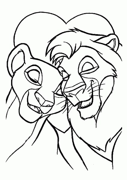 423x600 Disney Princess Valentine Coloring Pages Valentine's Day Info