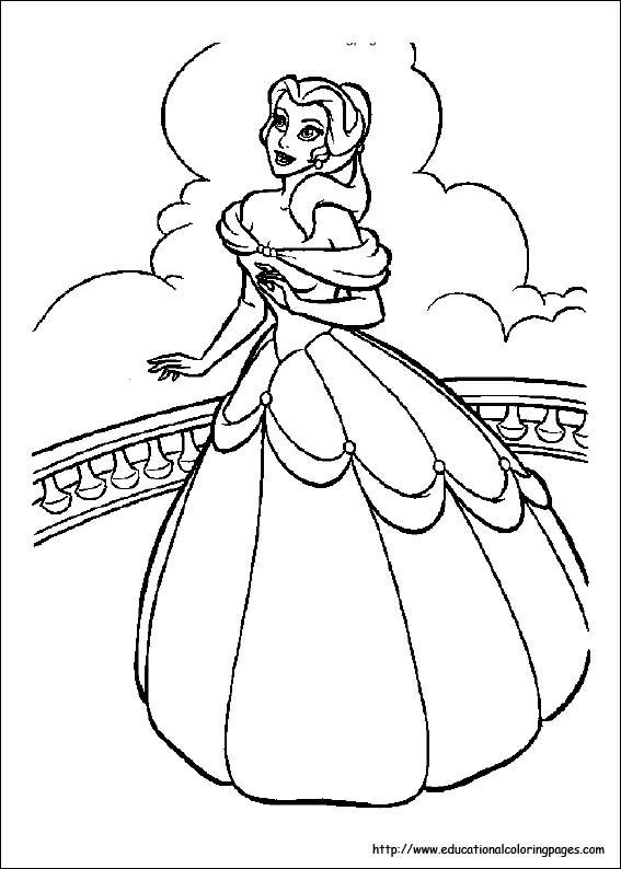 567x794 Disney Princess Wedding Coloring Pages Unique Beauty And Beast