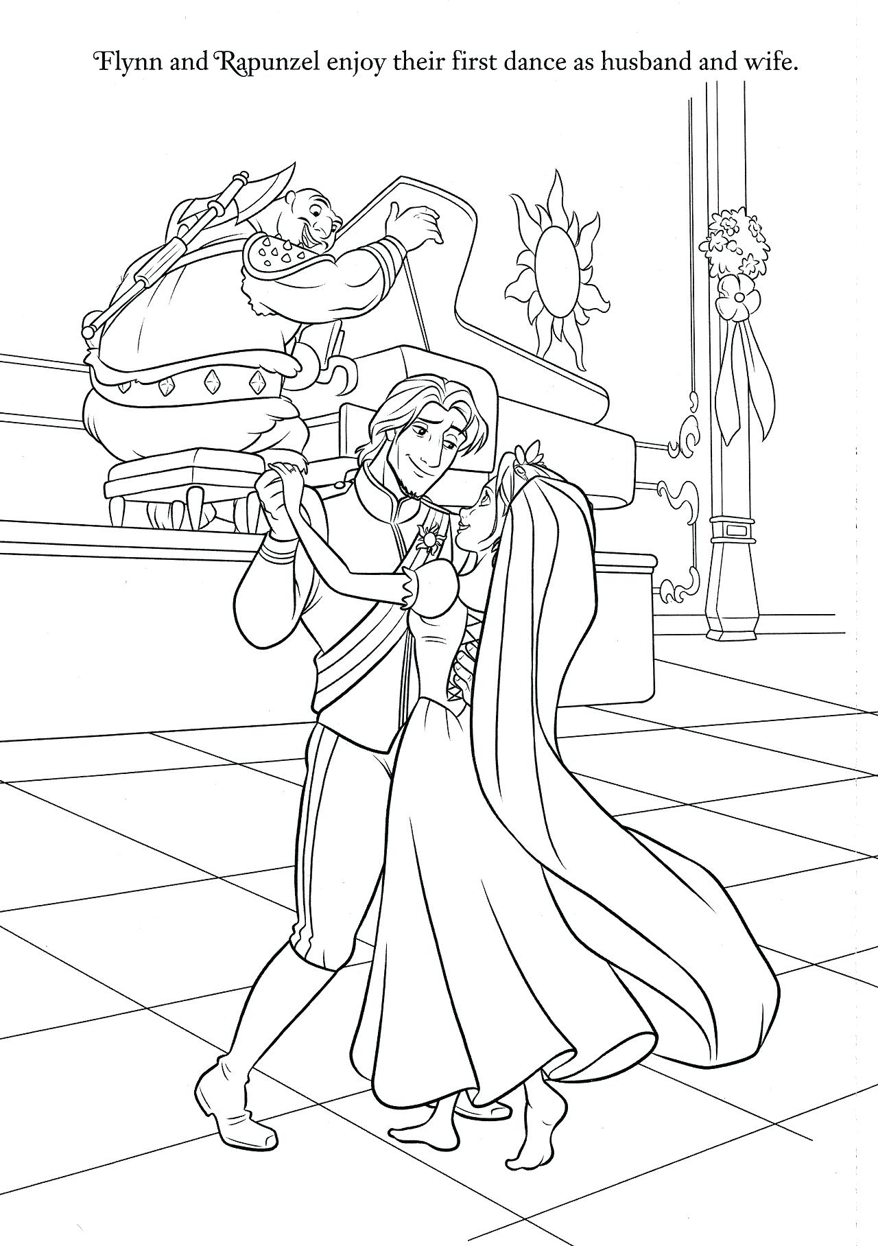 Disney Princess Wedding Coloring Pages at GetDrawings | Free download