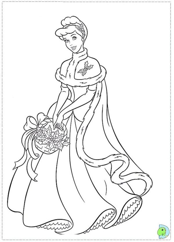 600x834 Disney Princess Winter Coloring Pages