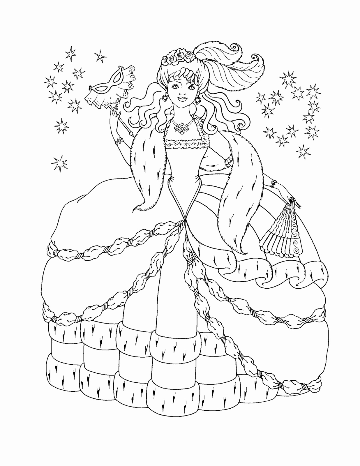 1236x1600 Princess Coloring Pages Printable With Wallpapers Widescreen