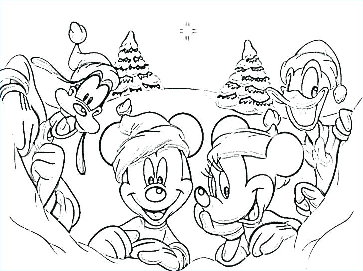 728x545 Winter Coloring Pages Disney Deepart