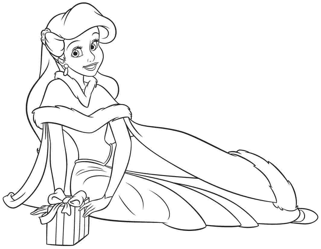 1065x826 Ariel Coloring Page Disney Princess Pages Printable Ribsvigyapan