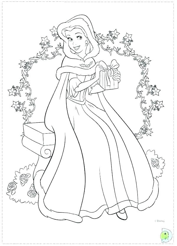 600x834 Disney Princess Coloring Pages Online For Free Book Together