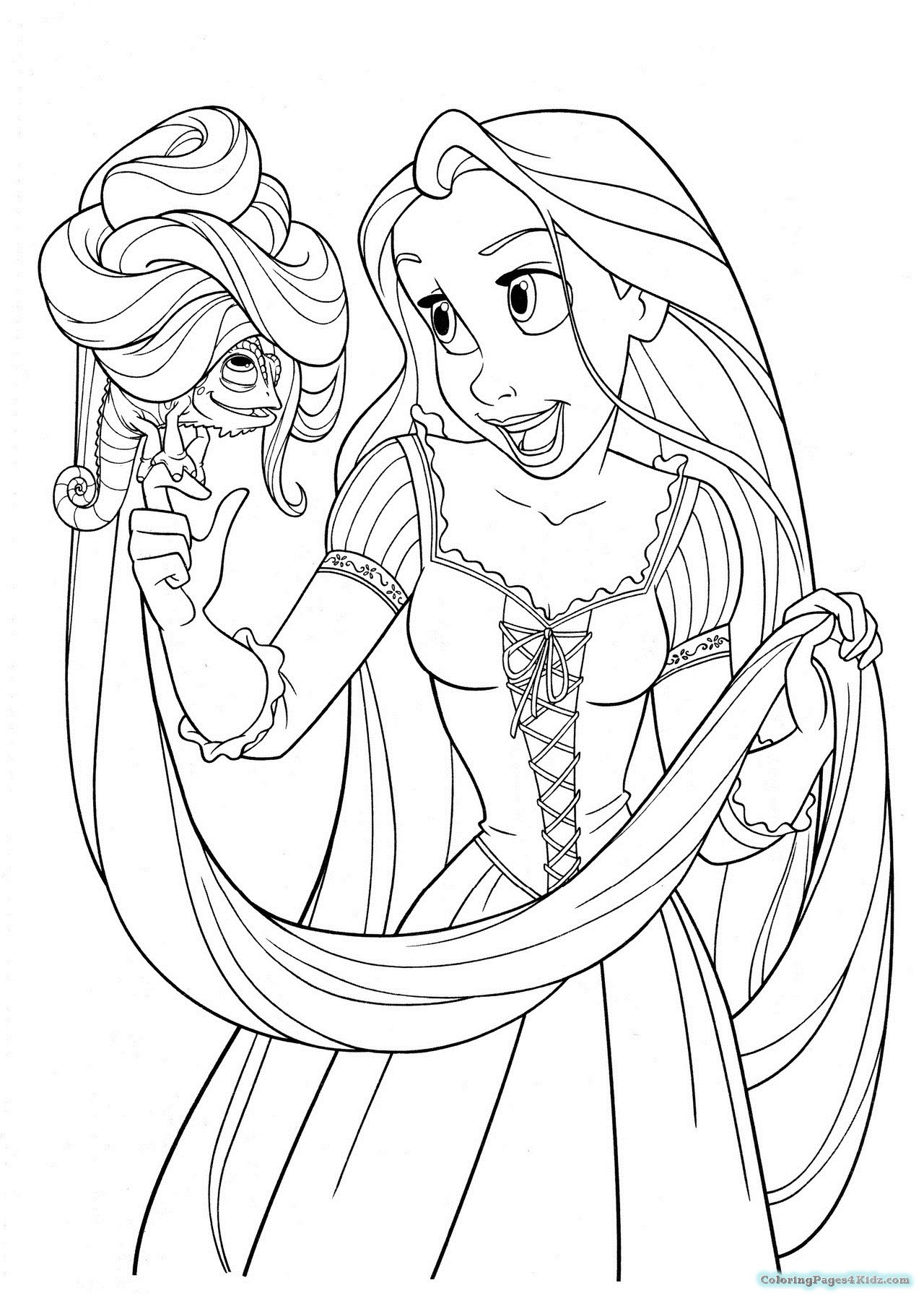 1280x1801 Disney Tangled Coloring Pages Coloring Pages For Kids