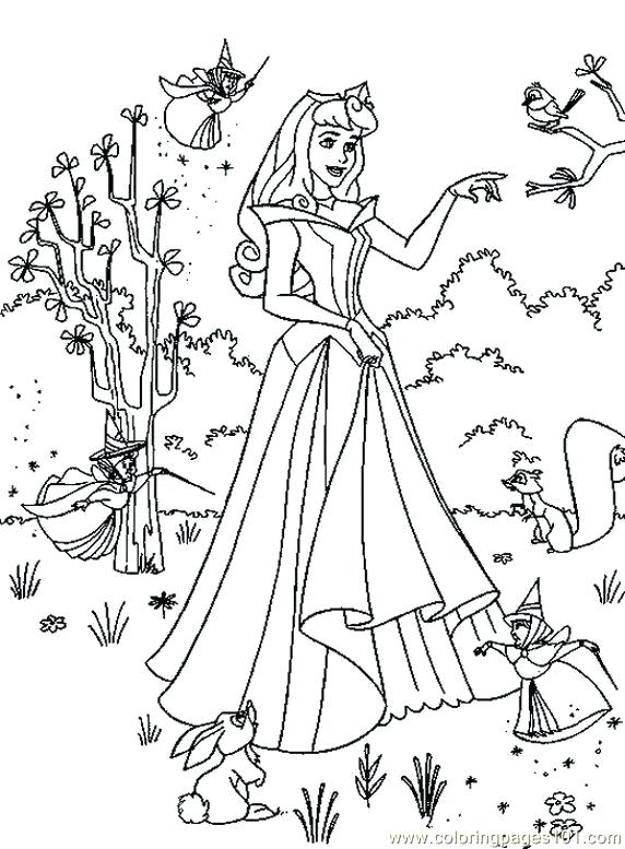 572x777 Sleeping Beauty Coloring Pages On Coloring Index Coloring Pages