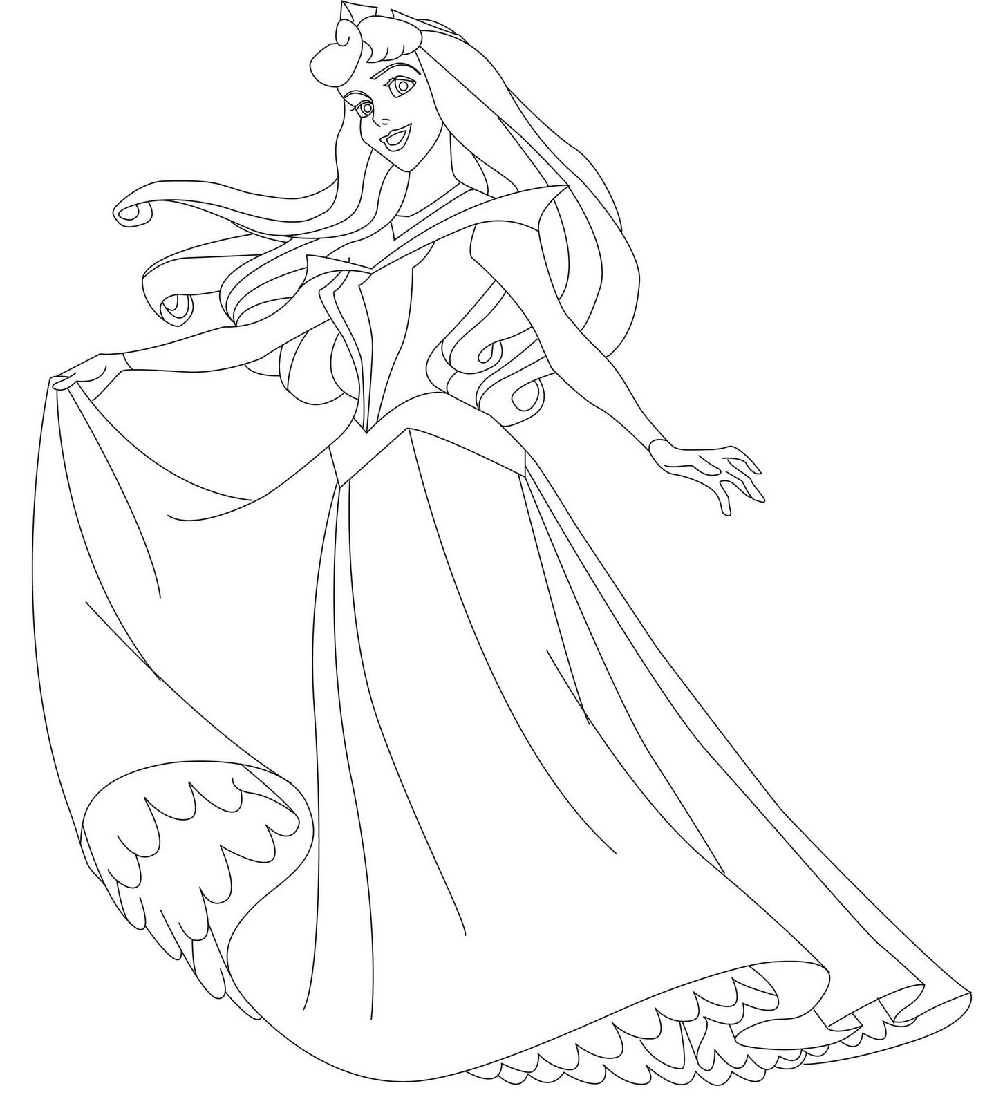 1425x1600 Sleeping Beauty Coloring Pages Princess Coloring Pages Make
